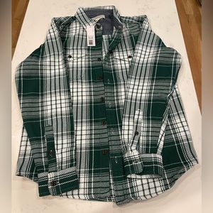 Outerknown Blanket Shirt NWT Men’s M Green Plaid